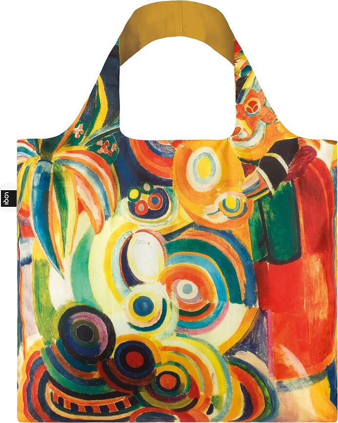 LOQI Museum Sac de Shopping en matériau recyclé, motif Robert Delaunay "Femmes Portugaises"