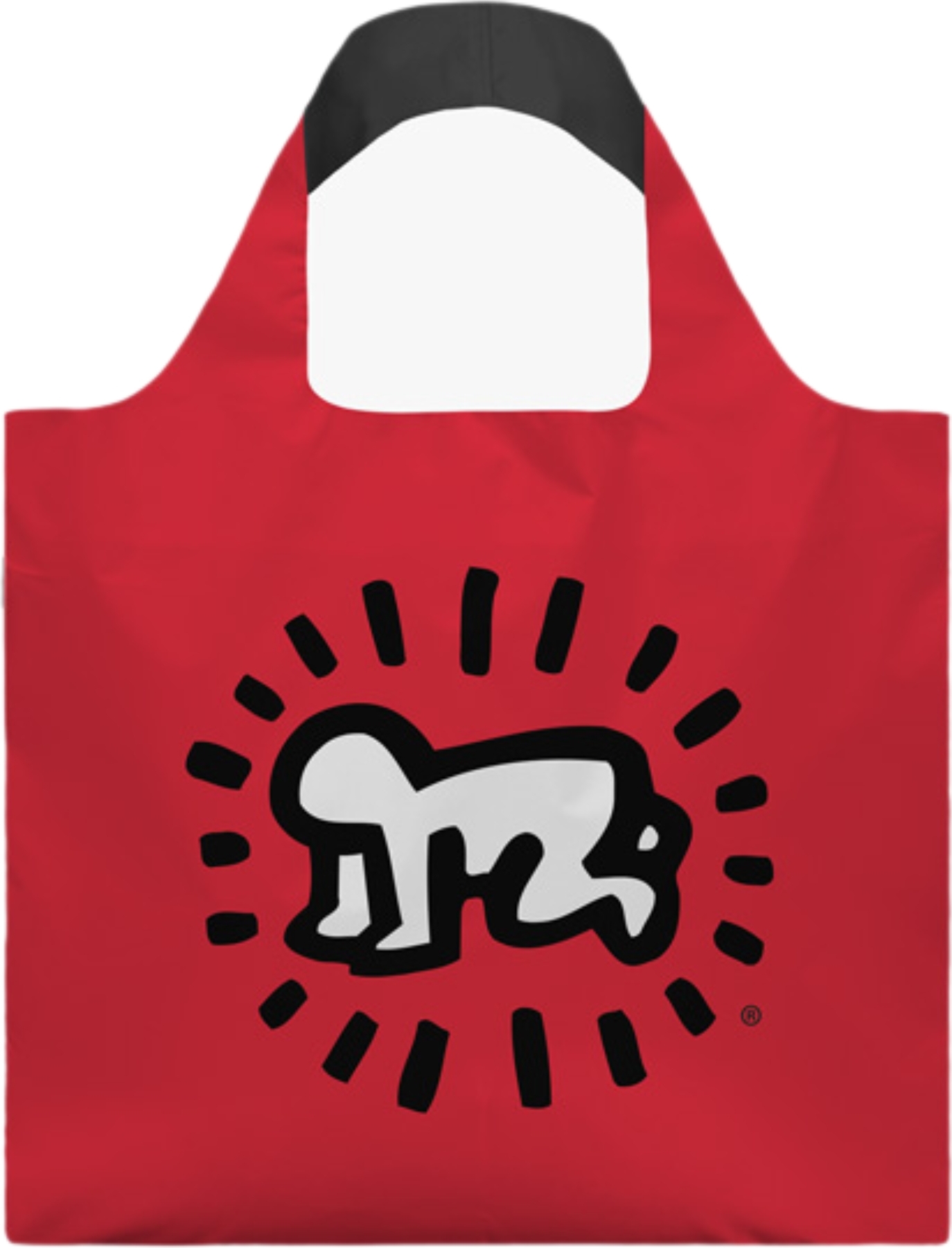 LOQI Museum Tasche Keith Haring Radiant Baby aus recyceltem Material