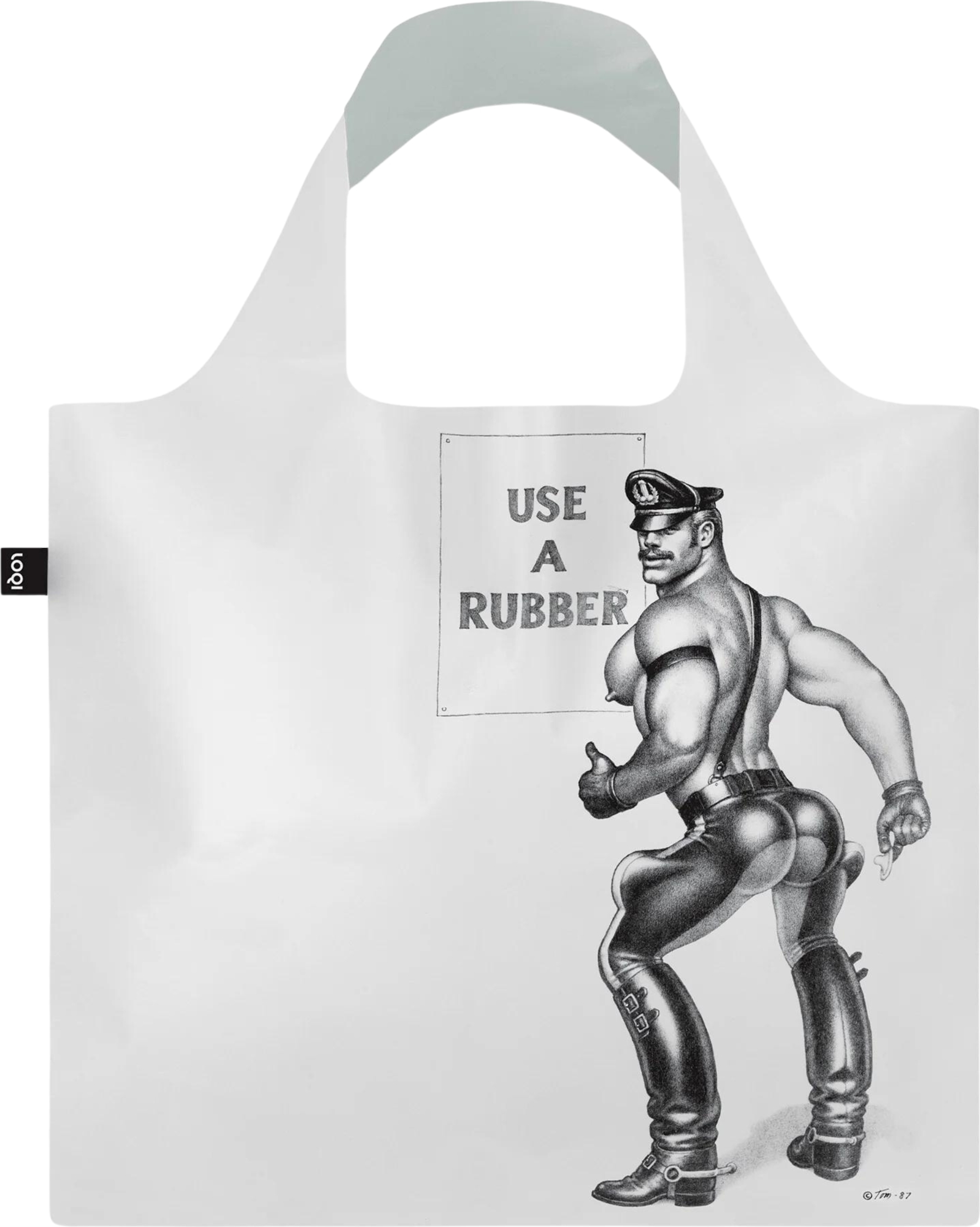 Einkaufstrolley, Einkaufstasche und Einkaufskörbe Loqi Museum Tom Of Finland Use A Rubber Tasche
