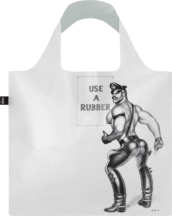 Loqi Museum Tom of Finland Use a Rubber Tasche