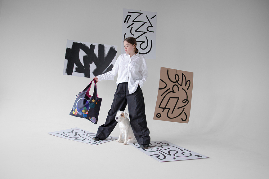 LOQI Museum Torba Vincent van Gogh Irisi reciklirana