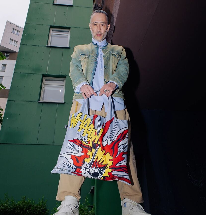 LOQI Museum Τσάντα, Rachel Ruysch Νεκρή Φύση με Λουλούδια σε Μαρμάρινη Επιφάνεια, ανακυκλωμένη