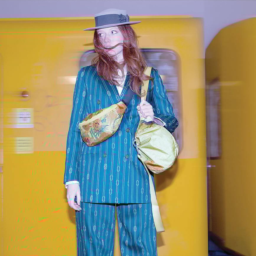 LOQI Museum Vrećica reciklirana s motivom Katsushika Hokusai Gora Fuji s brda Gotenyama