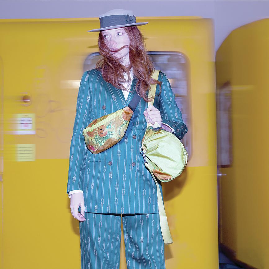 LOQI Museum Torbica, Katsushika Hokusai Gora Fudži z Gotenyame, reciklirana