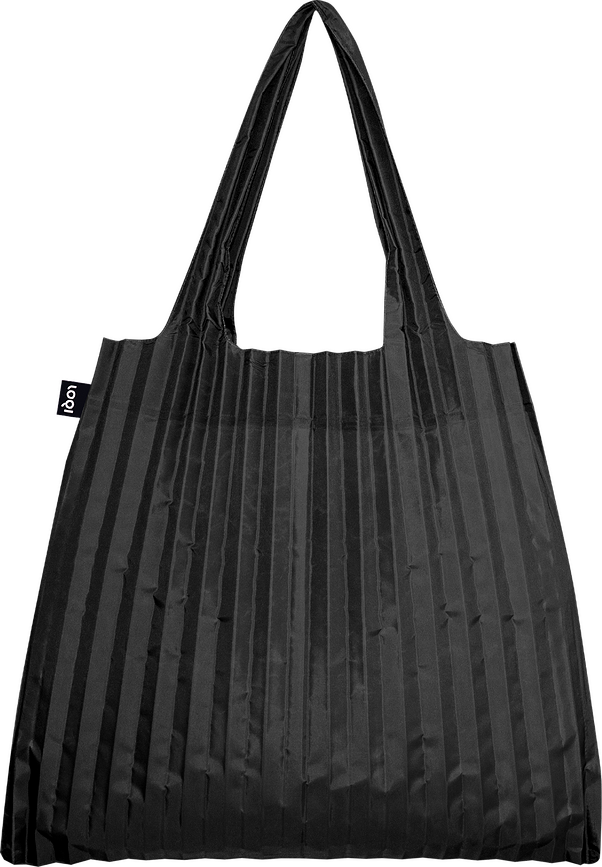 LOQI Sac plissé, noir