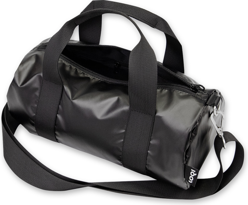 LOQI Weekender Fashion Metallic Sac, taille M, noir