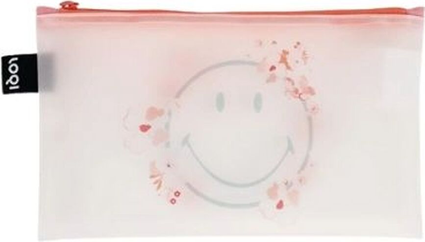 LOQI Torbe prozirne Smiley uzorak 3 kom.