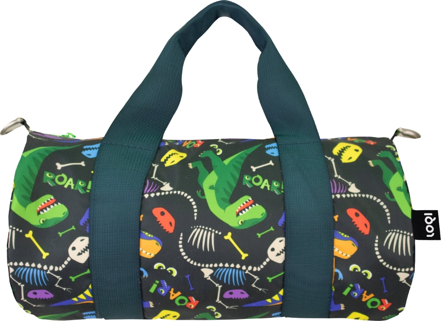 Kindertextilien Loqi Weekender Artist Dinosaur Roar Tasche Mini Recycelt