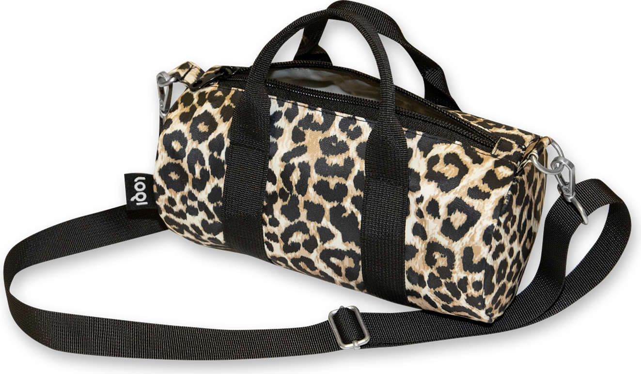 Reiseaccessoires Loqi Weekender Artist Leopard Dusk S Tasche, Recycelt