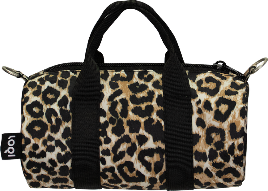 LOQI Weekender Artist Leopard Dusk Sac, taille S, recyclé