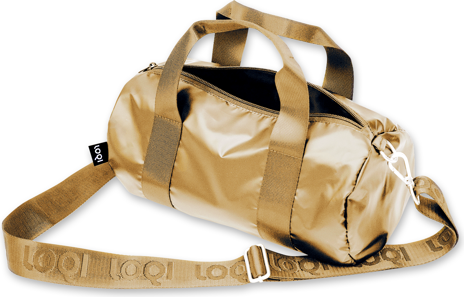 LOQI Weekender Fashion Metallic Reisetasche M, goldfarben