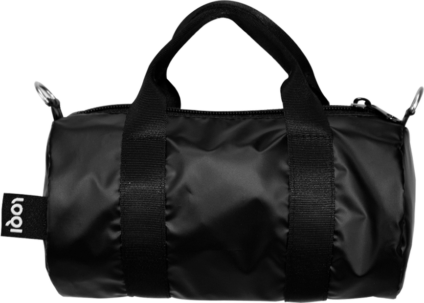 LOQI Weekender Fashion Metallic Torba, črna, velikost S