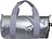 Loqi Weekender Metallic Tasche mini silberfarben