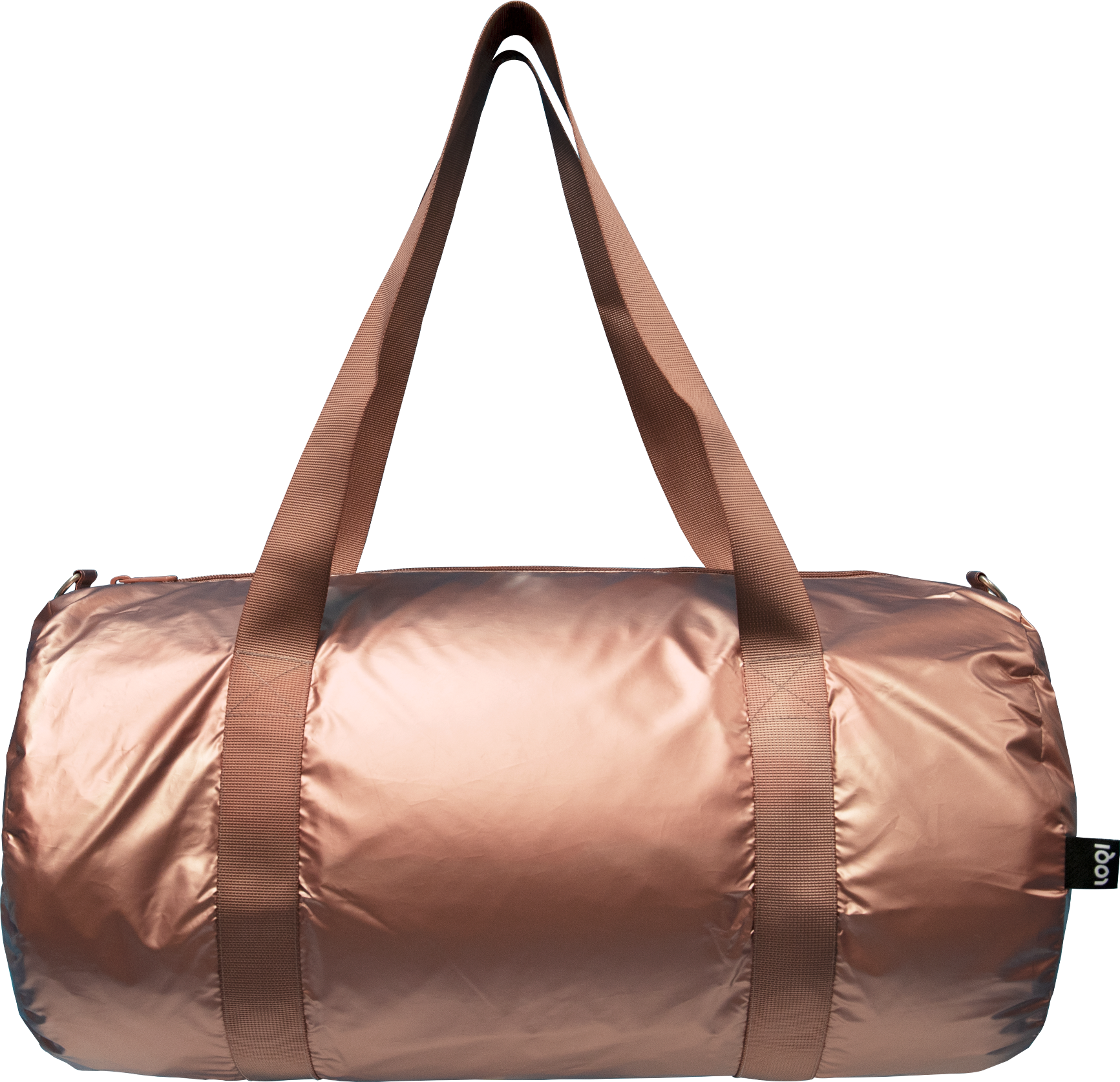 LOQI Weekender Metallic Tasche, recycelt, Roségold