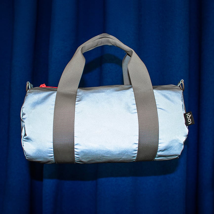 LOQI Weekender Neon mini Τσάντα, ανακλαστική, πορτοκαλί