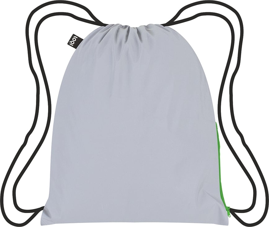 Mochila reflectante Loqi Neon Mini, verde