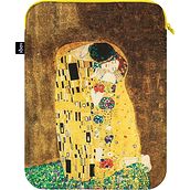 Museum Gustav Klimt Laptop case 26 x 36 cm Kiss recycled