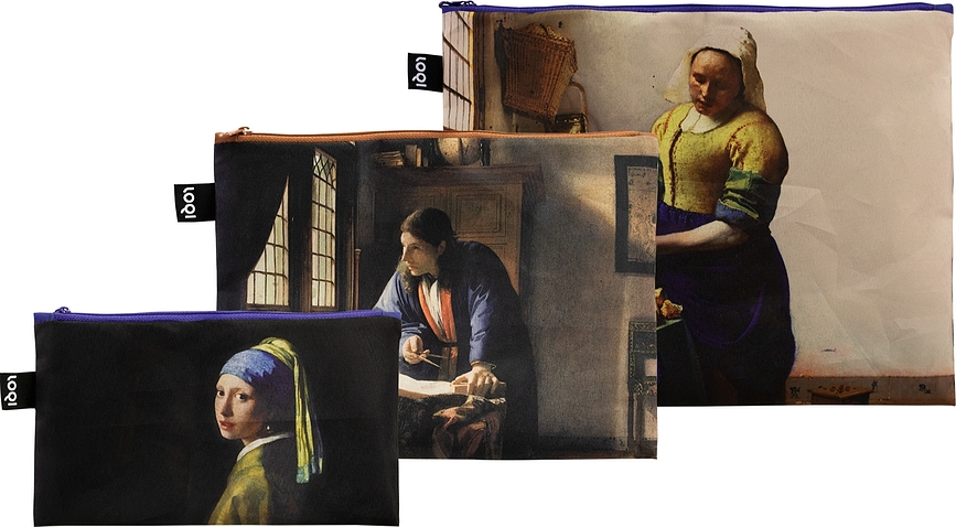 Museum Johannes Vermeer Σακουλάκια, ανακυκλωμένα, 3 τμχ