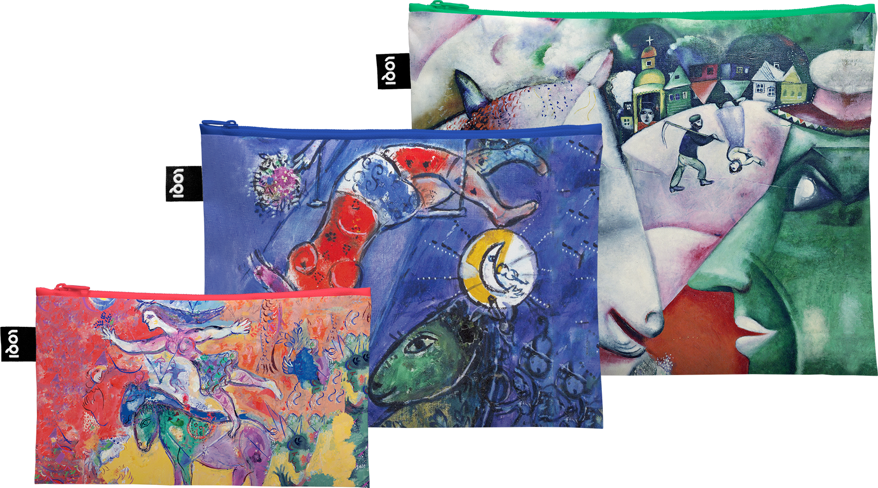 Museum Marc Chagall recycelte Beutel, 3 St.
