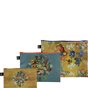 Museum Vincent van Gogh Flower Pattern Unterarmtaschen recycelt 3 St.