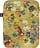 Puzdro na notebook Museum Vincent van Gogh Flower Pattern recyklované 24 x 33 cm zlaté