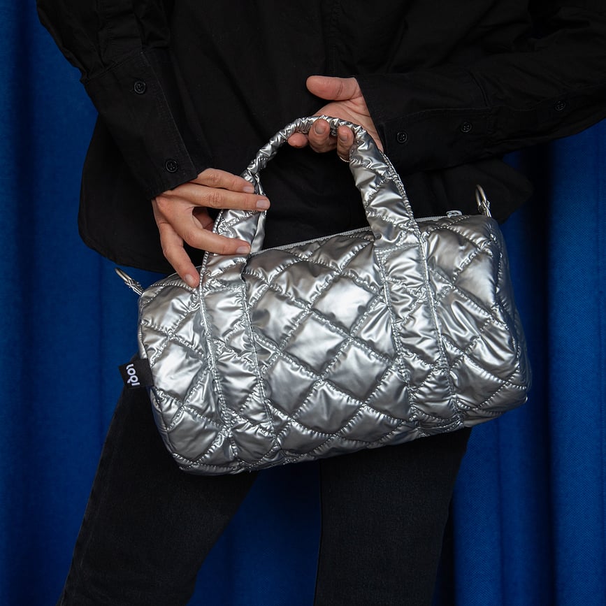 Sac LOQI Weekender Artist Metallic Puffy M noir