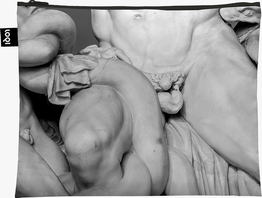 Sachets LOQI Artist Statue Marble Bodies recyclés, lot de 3