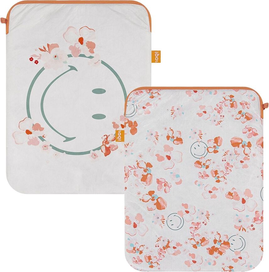 Smiley Housse pour Ordinateur Portable à motif géométrique, 26 x 36 cm