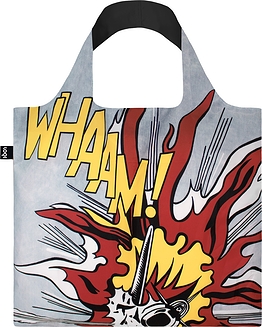 Soma LOQI Museum Roy Lichtenstein Whaam! pārstrādāts materiāls