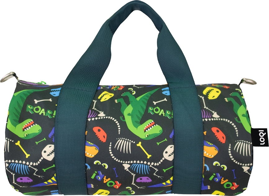 Сумка LOQI Weekender Artist Dinosaur Roar mini з перероблених матеріалів
