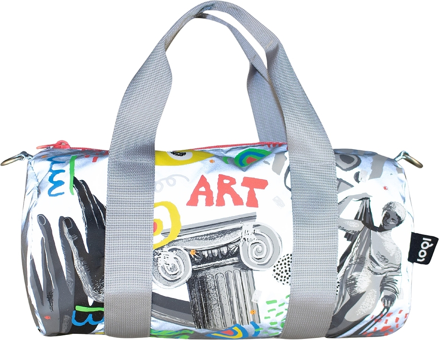 Сумка LOQI Weekender Artist mini, світловідбиваюча