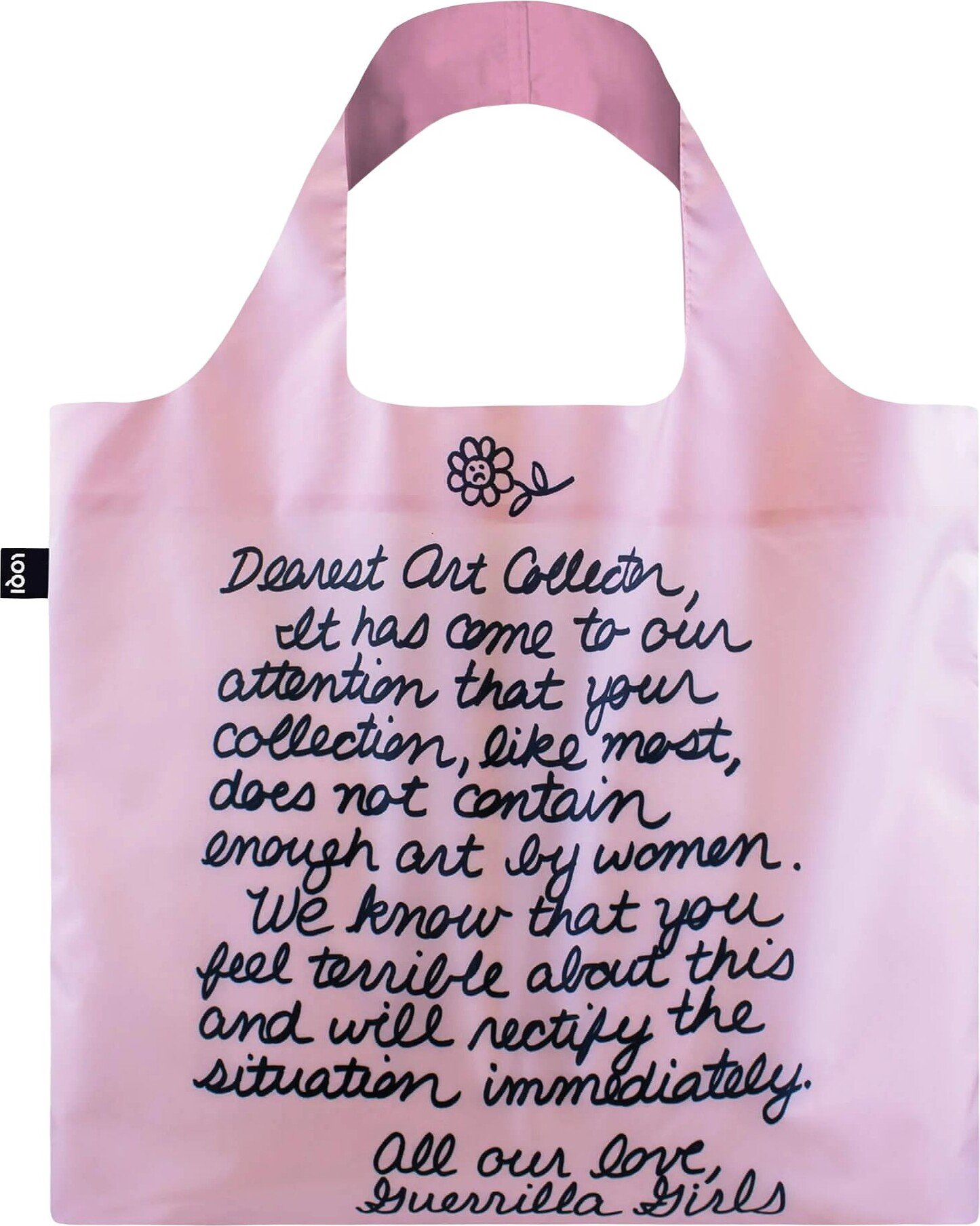 Taška LOQI Guerrilla Girls recyklovaná