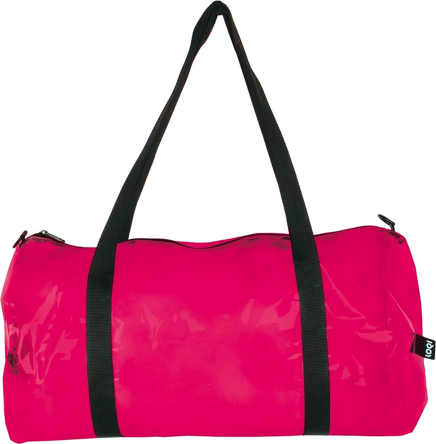 Taška LOQI Weekender Transparent Pink