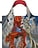 Torba LOQI Museum Robert Delaunay Red Eiffel Tower z recyklingu