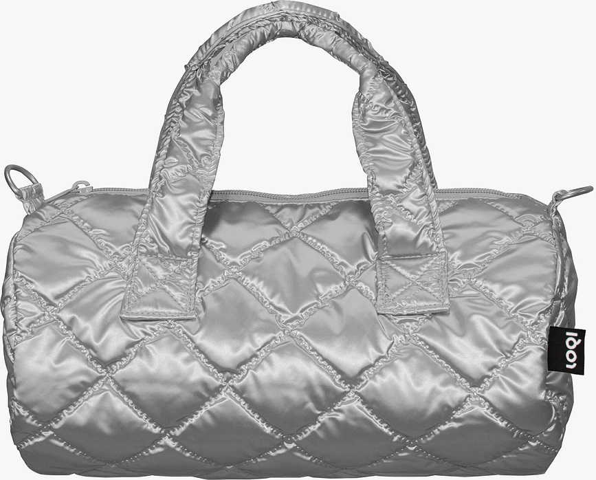 Τσάντα LOQI Weekender Artist Metallic Puffy M μαύρη