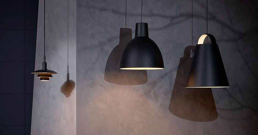 Above Viseča svetilka LED s krmiljenjem Bluetooth, 55 cm, bela