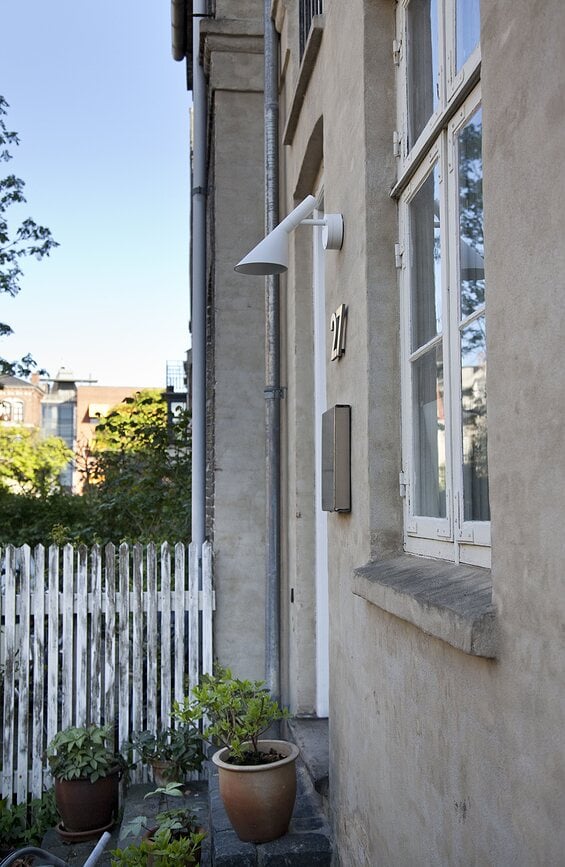 AJ 50 Zunanja stenska svetilka LED, bela