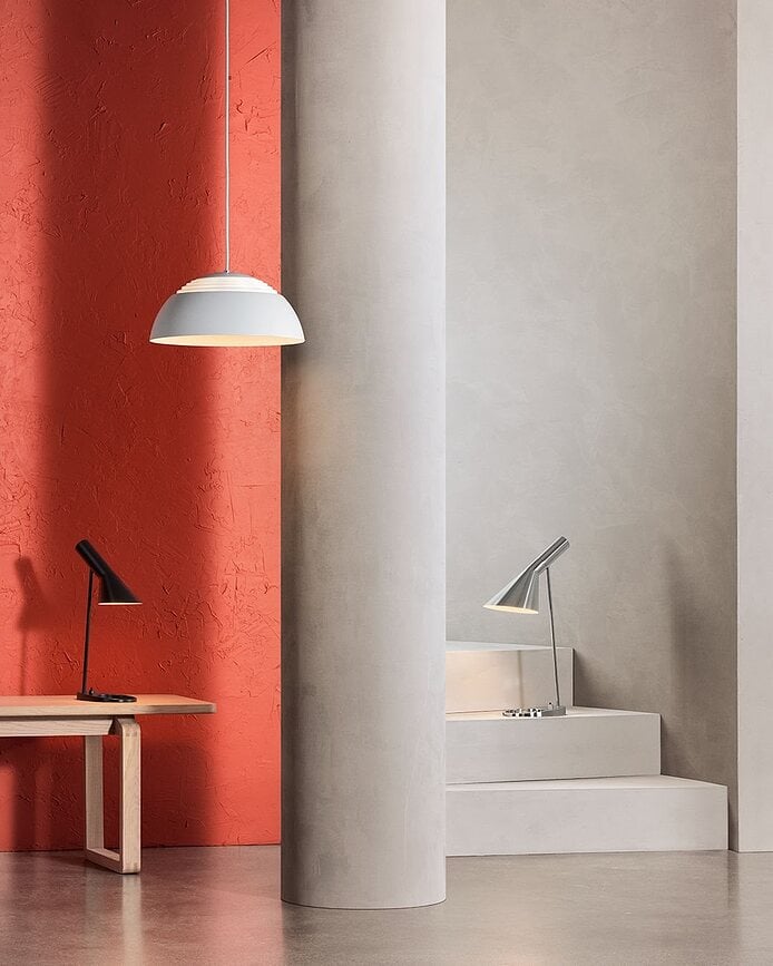 AJ Lampe de Table, vert sourd