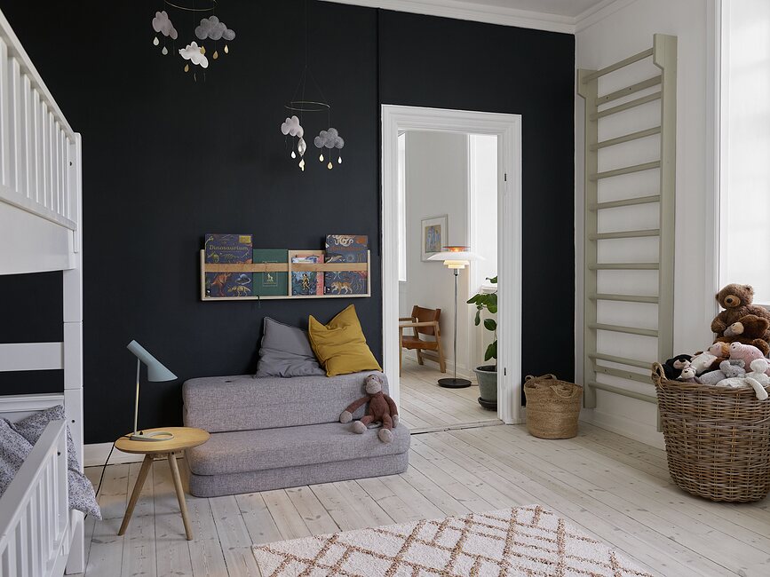 AJ Mini Namizna svetilka, bela, medenina