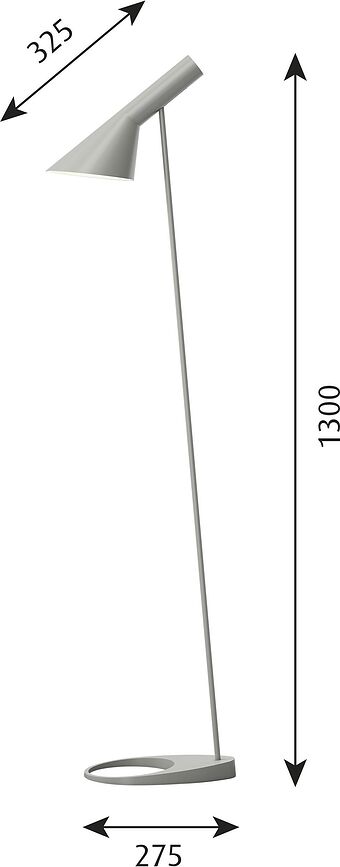 AJ Φωτιστικό Δαπέδου, πράσινο χακί