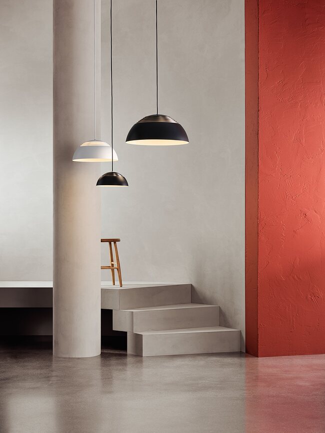 AJ Royal Φωτιστικό Κρεμαστό LED, dimmable με διακοπή φάσης, 2700K, 25 cm, λευκό