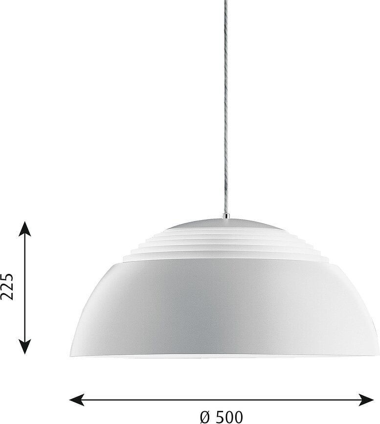 AJ Royal Lampa viseća LED 2700K 50 cm crna