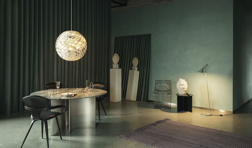 AJ Stoječa svetilka, ugasnjena zelena