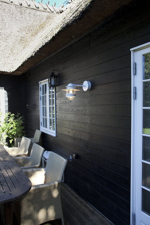 Albertslund Applique Murale courte, extérieure, en zinc