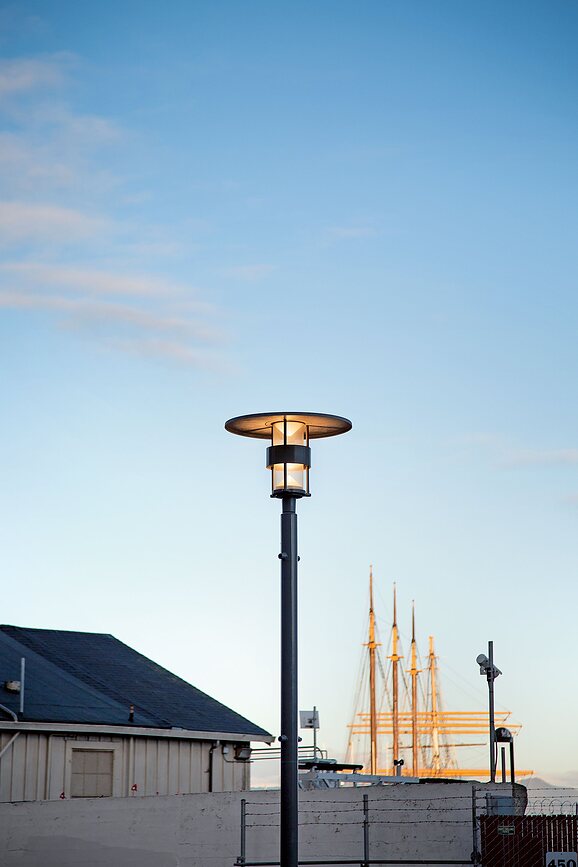 Albertslund Lampe d'extérieur Nightdim, 4000K, grise foncée