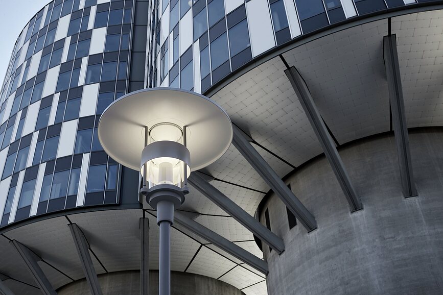 Albertslund Lampe d'extérieur Nightdim, 4000K, grise foncée