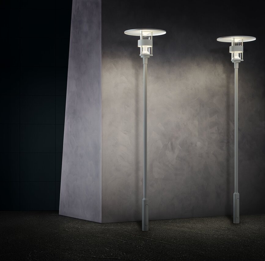 Albertslund Φωτιστικό Κήπου με έλεγχο φωτισμού Dali, 4000K, σκούρο γκρι