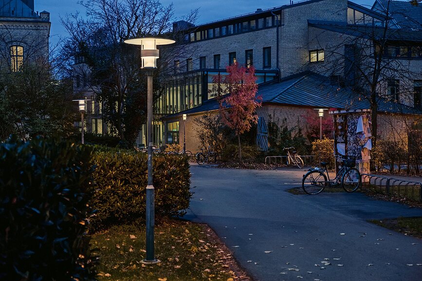 Albertslund Vrtna svetilka z Dali krmiljenjem, 4000K, temno siva