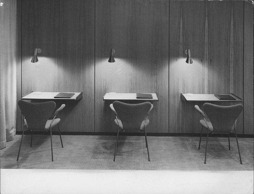 Aplique De Pared de acero AJ, sin cable ni interruptor visibles