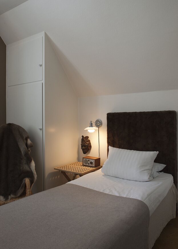 Aplique de Pared cromado PH, 20 cm, sin cable ni interruptor visibles